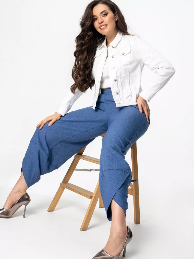Pantalon Chic à Coupe Évasée 🌸