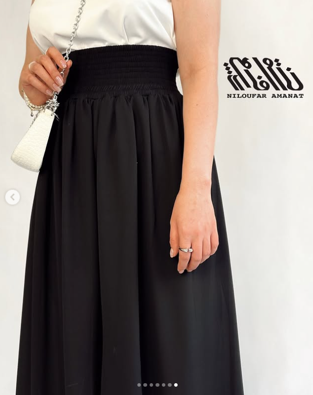 ✨ Pantalon Fluide Taille Haute – Tissu Léger et Évasé✨