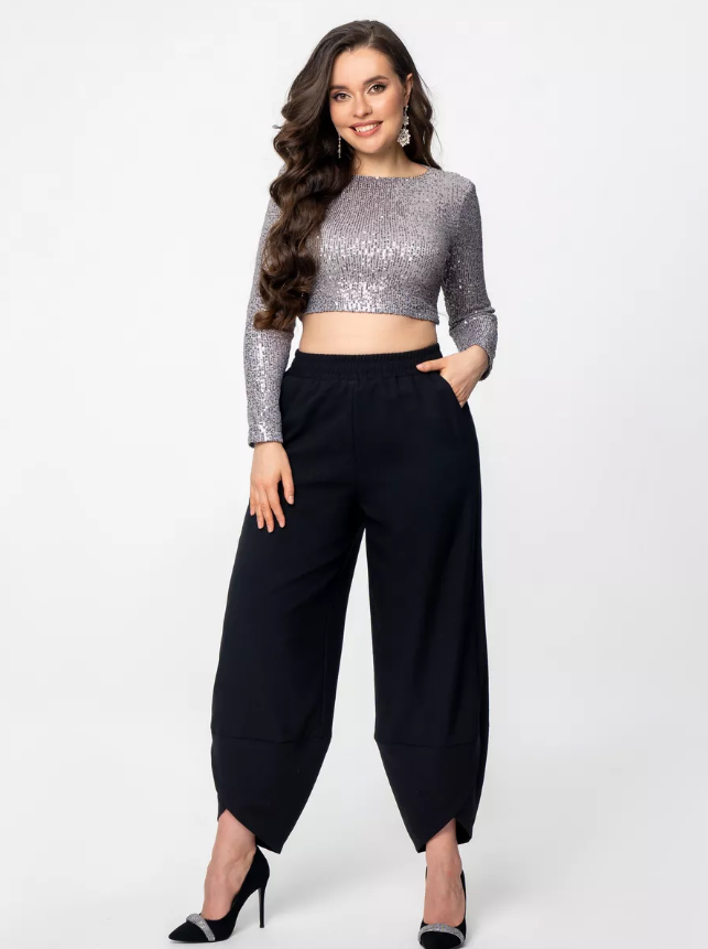 Pantalon Chic à Coupe Évasée 🌸